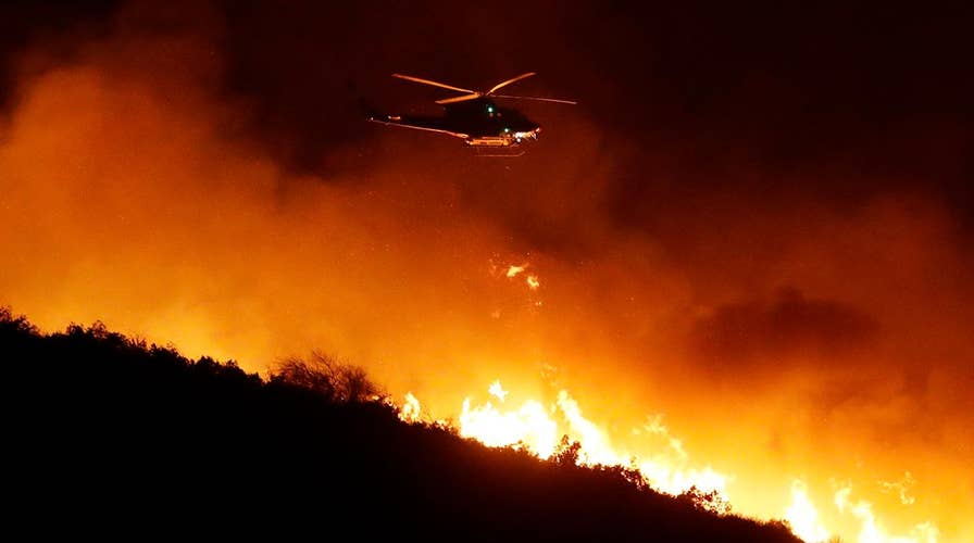 Ventura County wildfire doubles in size in 24 hours