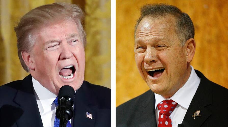 White House insists Trump rally has nothing to do with Moore