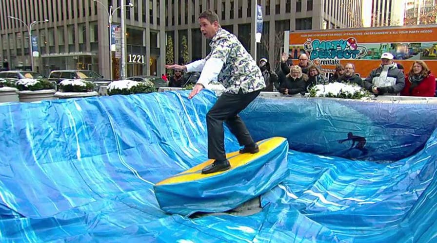 Surfing out the winter storm