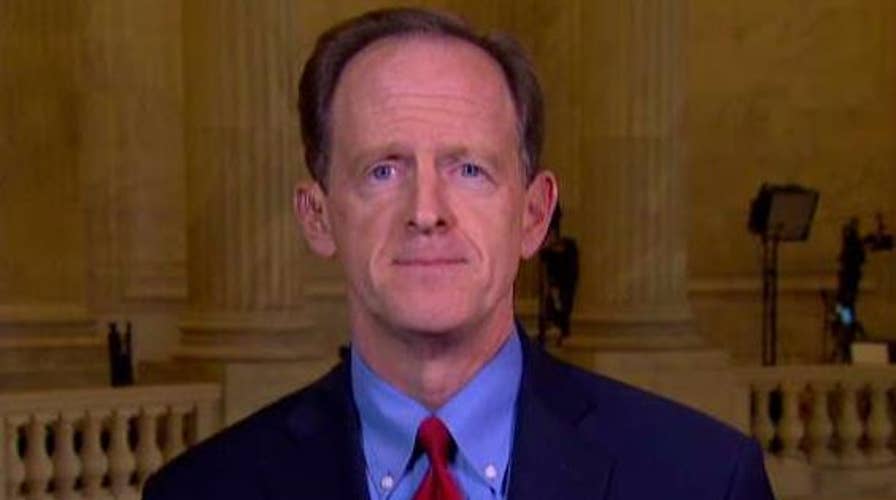 Sen. Pat Toomey talks tax reform, Roy Moore