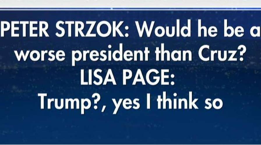 Fox News obtains explosive texts between Strzok, FBI lawyer