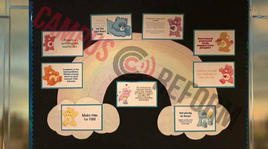 College enlists Care Bears to comfort stressed out students