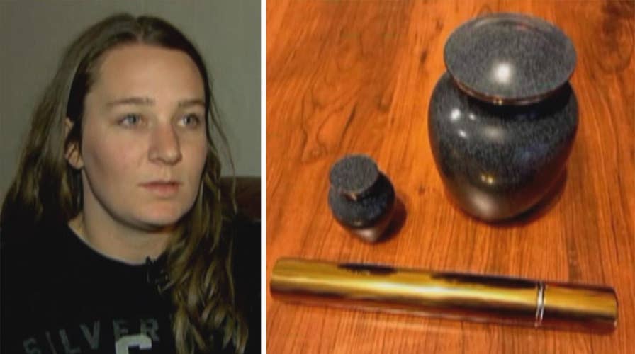 Package stolen from woman's doorstep contained dad's ashes