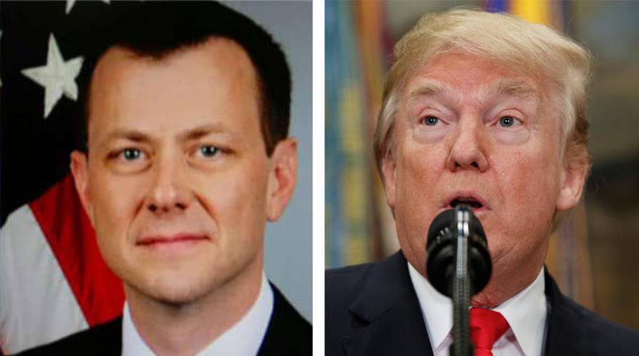 Why did Strzok need an insurance policy against Trump?