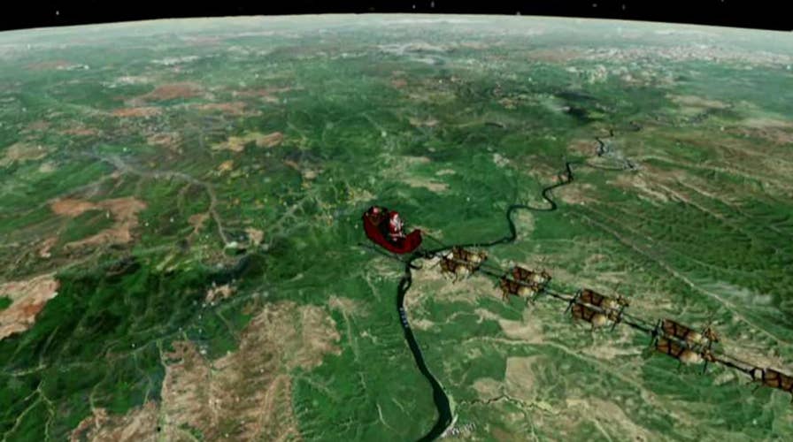 NORAD tracking Santa's worldwide journey