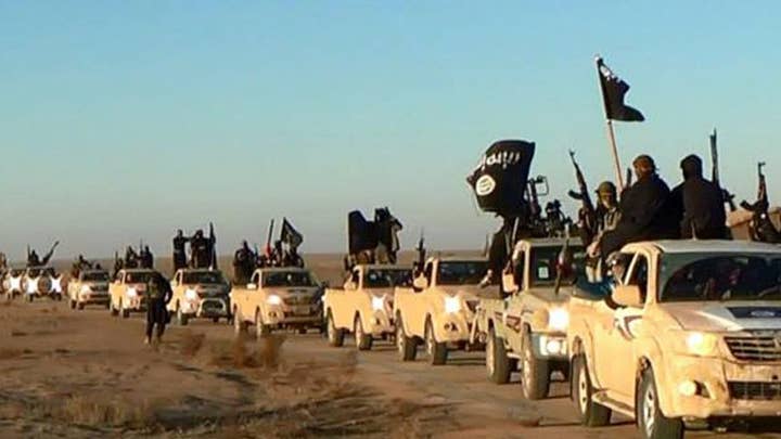 ISIS fighters seen fleeing to Assad-controlled areas