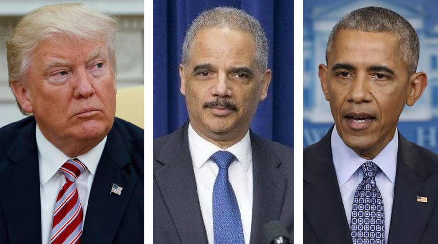 President Trump: Eric Holder protected Obama