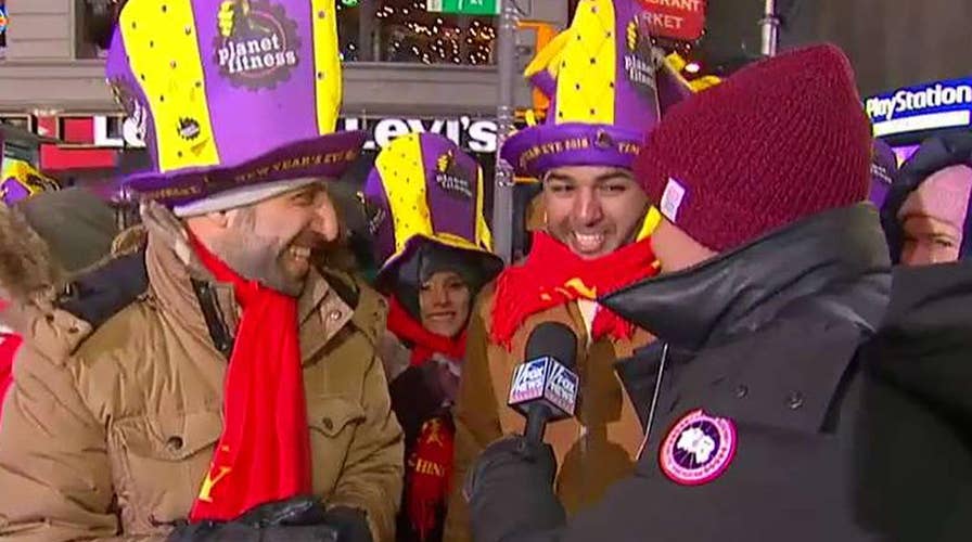 Awaiting Times Square ball drop as world welcomes 2018