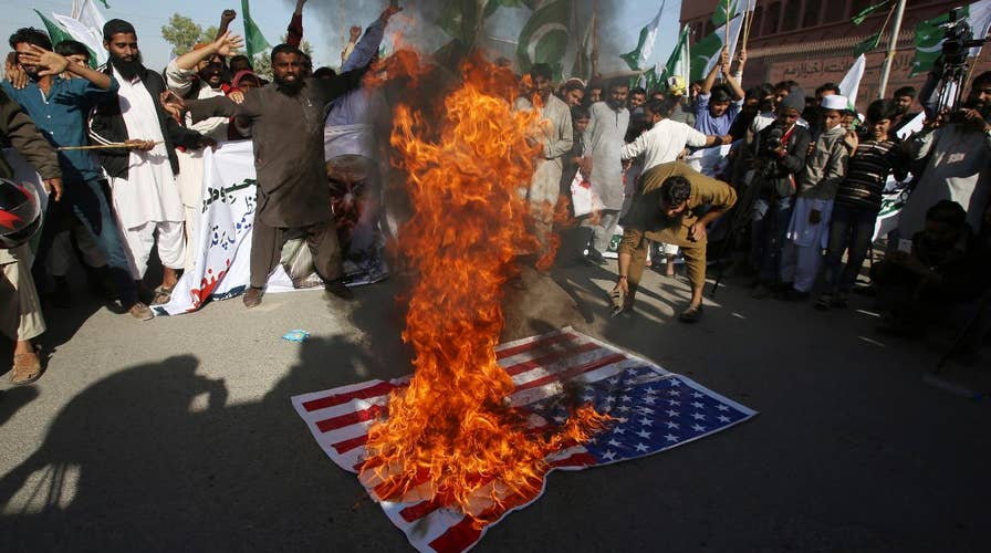 Mass protests in Pakistan in response to Trump tweet
