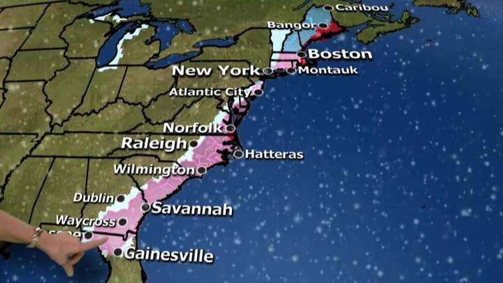 Florida, Georgia could see historic snowfall in winter blast