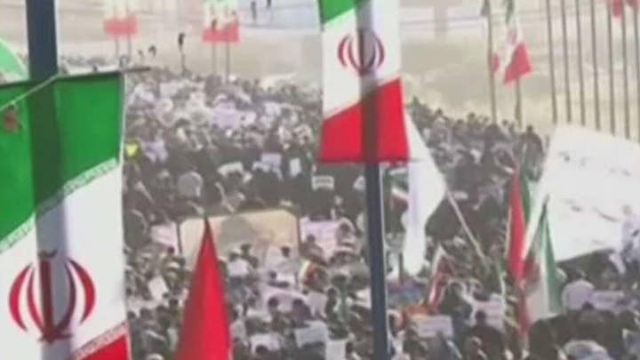 President Trump expresses support for Iranian protesters