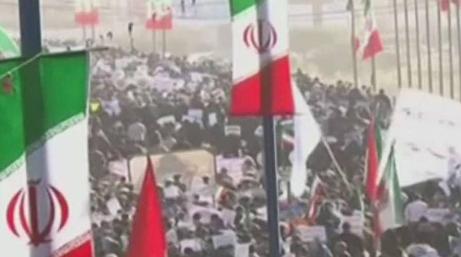 President Trump expresses support for Iranian protesters