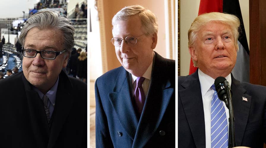 Bannon, Congress and President Trump's tweets so far in 2018