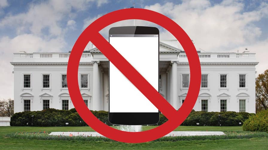 White House bans personal cell phones