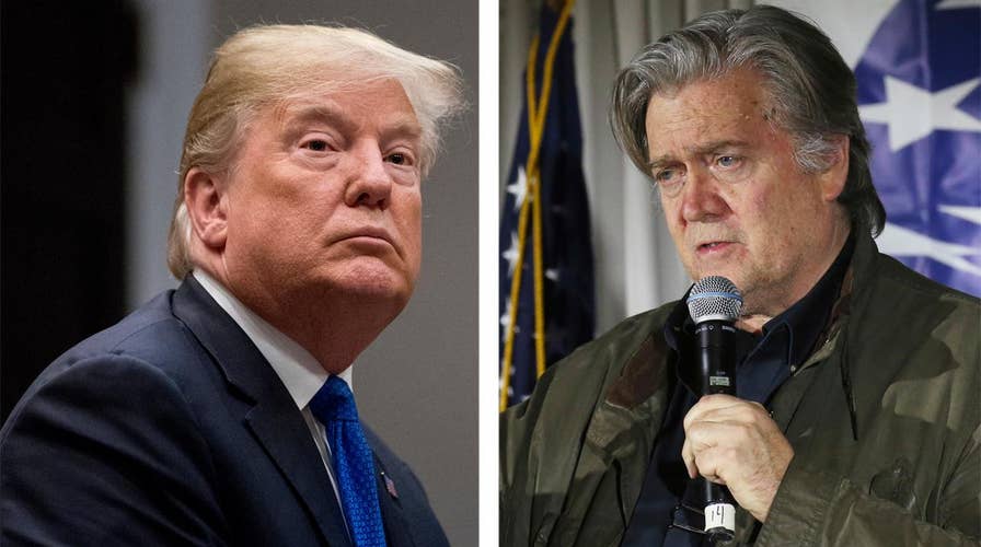 President Trump claims he does not speak to Steve Bannon