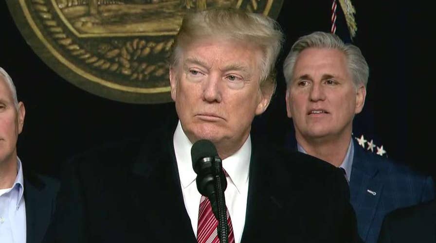 Trump gives update about Camp David meeting with GOP leaders