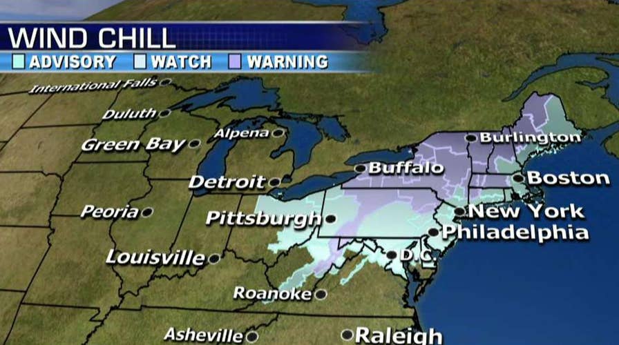 East Coast hit by frigid temperatures after winter storm