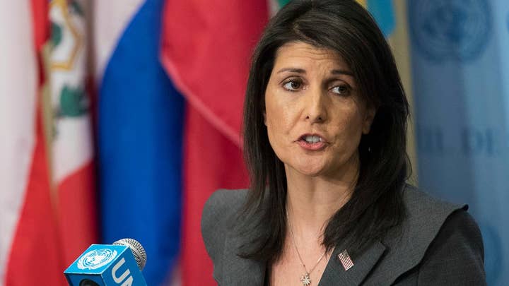 Nikki Haley says Trump's NKorea threats keep the world safer