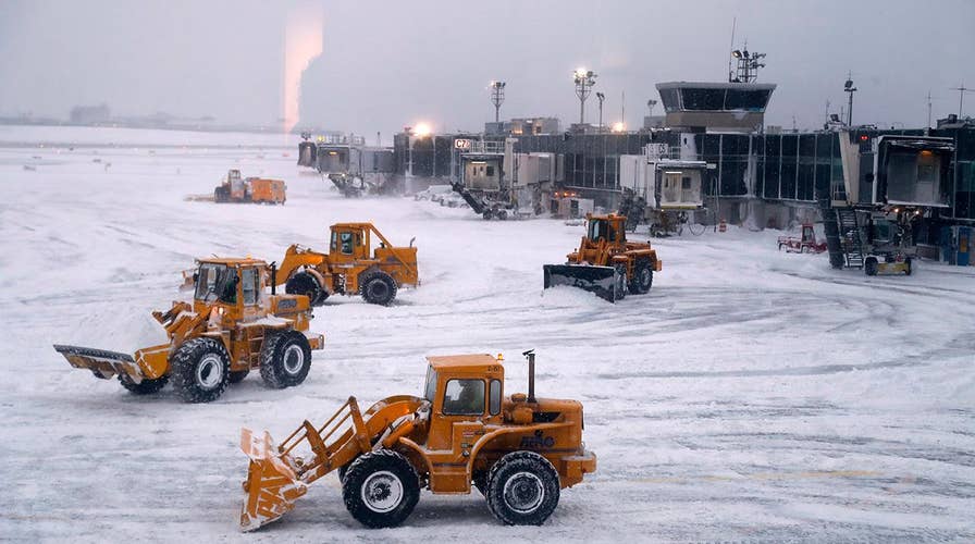 Delays, cancellations and flooding at JFK airport