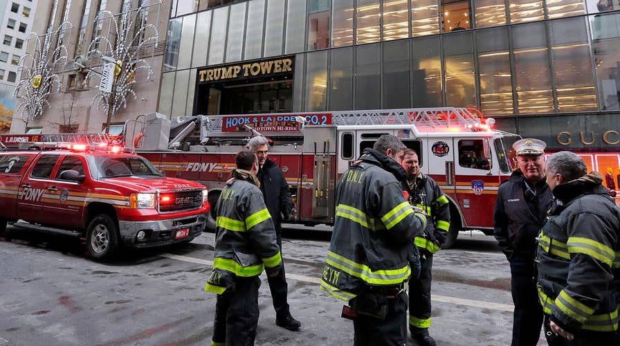 Minor injuries after fire breaks out on Trump Tower roof