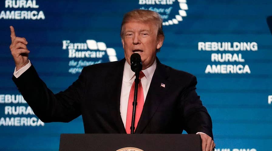 Trump tells farmers the American dream is making a comeback