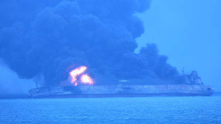 Stricken Iranian oil tanker at risk of exploding
