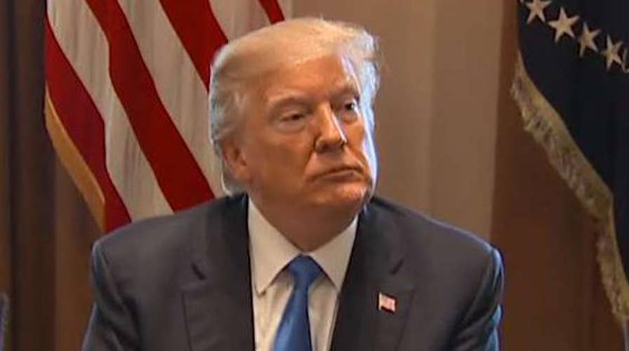 Trump answers questions on immigration, Oprah at WH meeting