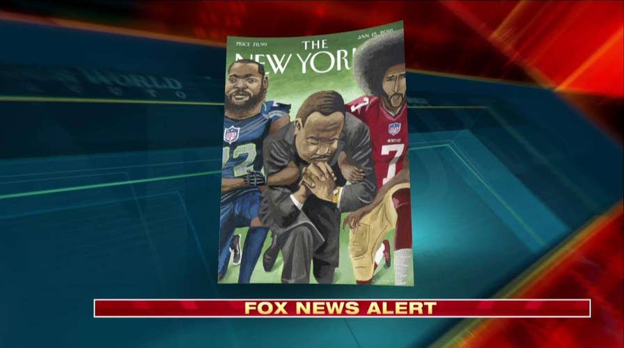 Alveda King on Kaepernick Kneeling Magazine Cover