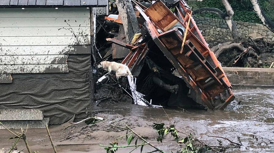Frantic hunt for survivors in deadly California mudslides