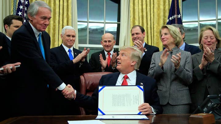 Trump while signing drug bill: I think I know the answer