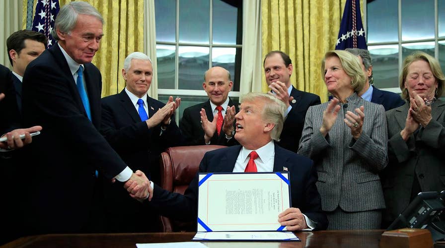 Trump while signing drug bill: I think I know the answer