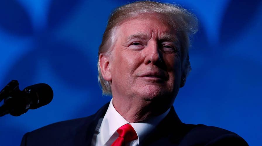 Trump touts economic progress in first year