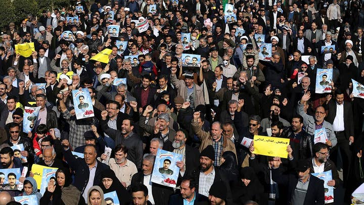 Iranian protestors thank Trump, America for their support