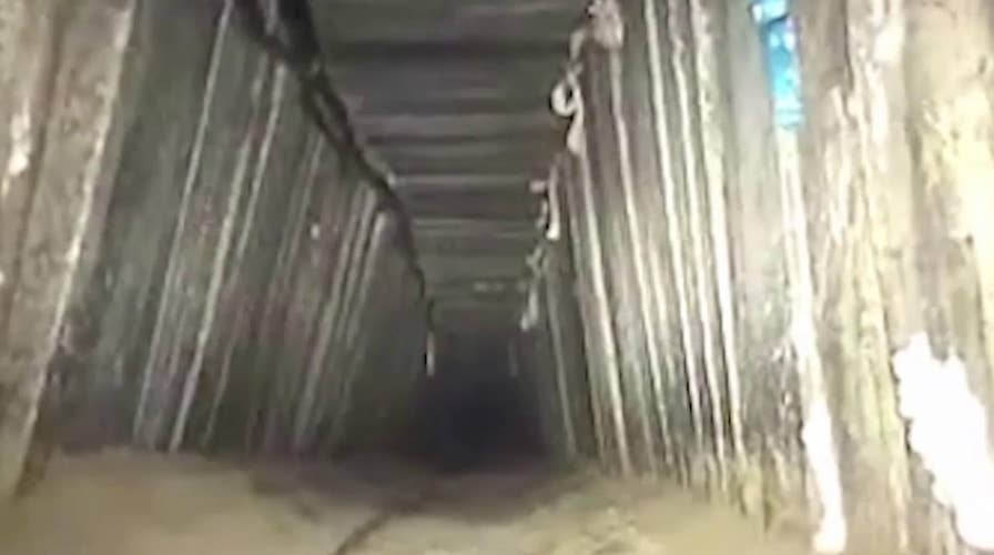 Israeli army destroys Hamas tunnel
