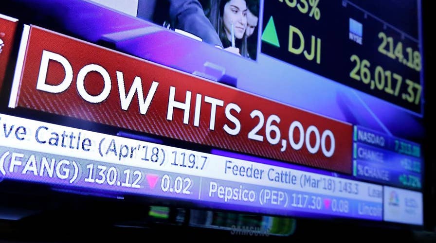 The Dow crosses a milestone