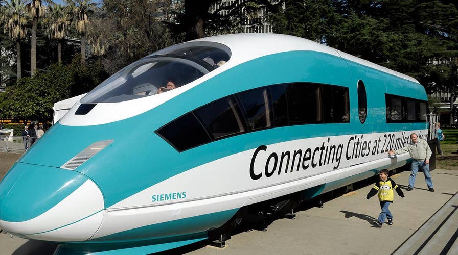 California bullet train cost hiked by billions of dollars