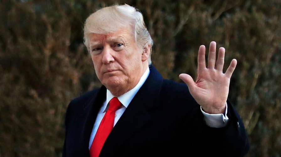 Trump waits for Senate action on short-term funding