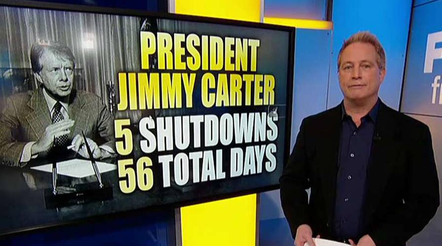 The history of US government shutdowns