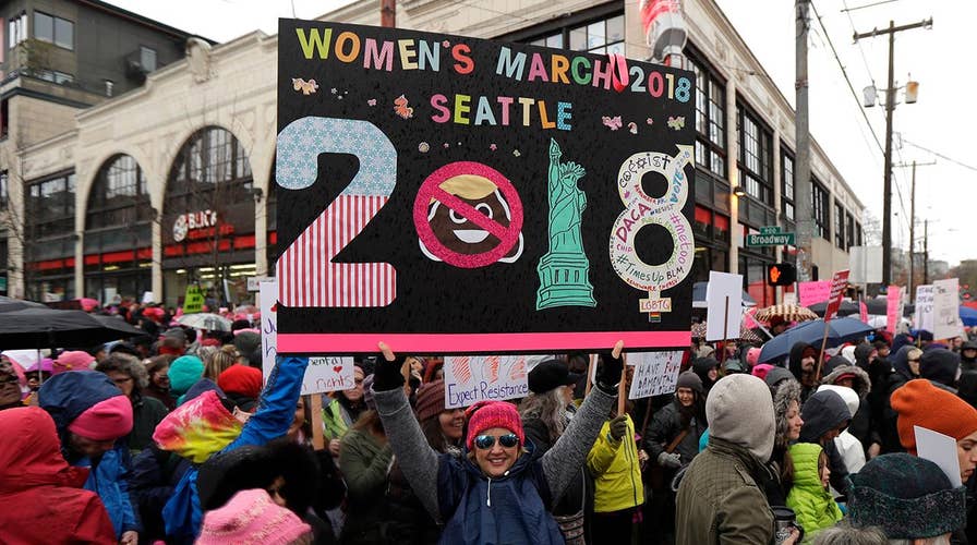 How did the Women's March change over one year?