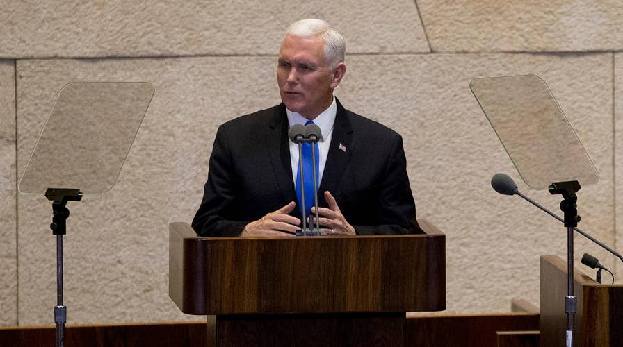 Pence delivers historic address to Israel's parliament
