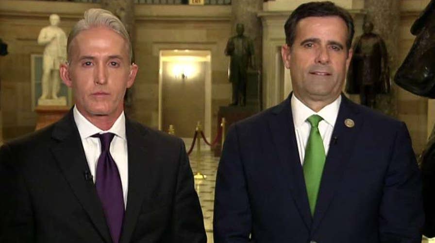 Reps. Gowdy, Ratcliffe on FBI losing key anti-Trump texts