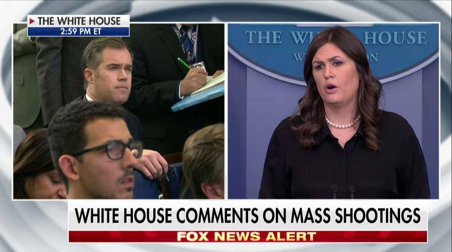 Sanders vs Peter Alexander on School Shootings