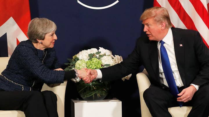 Trump, May reaffirm 'special relationship' in Davos