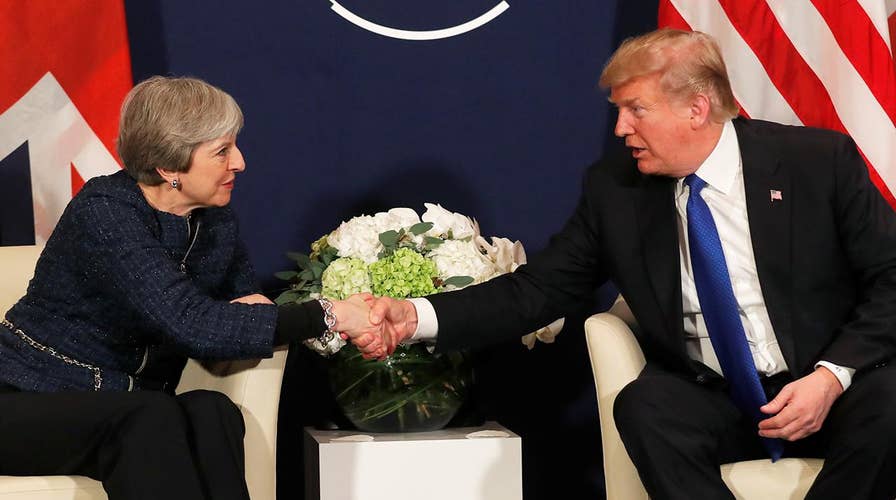 Trump, May reaffirm 'special relationship' in Davos