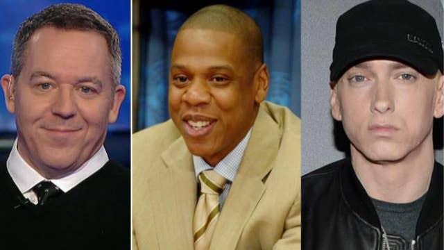 Gutfeld: Eminem, Jay-Z and Trump