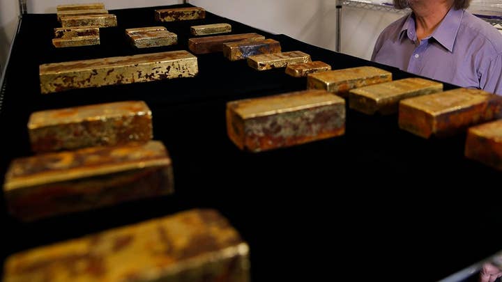 Gold treasure recovered from 1857 shipwreck to go on display