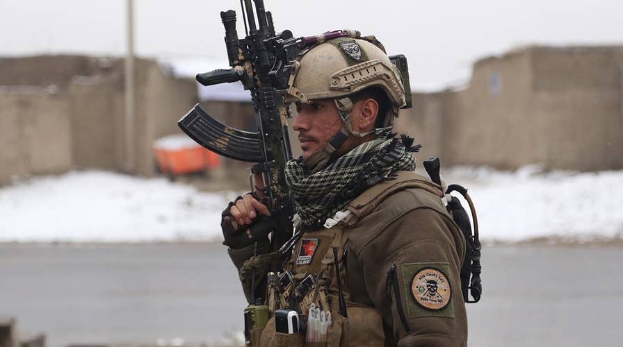 Afghan soldiers guarding military academy attacked in Kabul