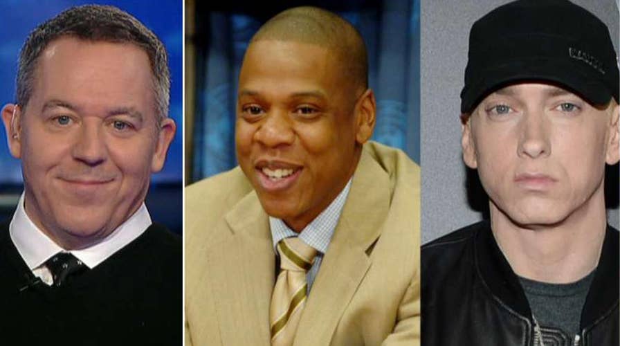 Gutfeld: Eminem, Jay-Z and Trump