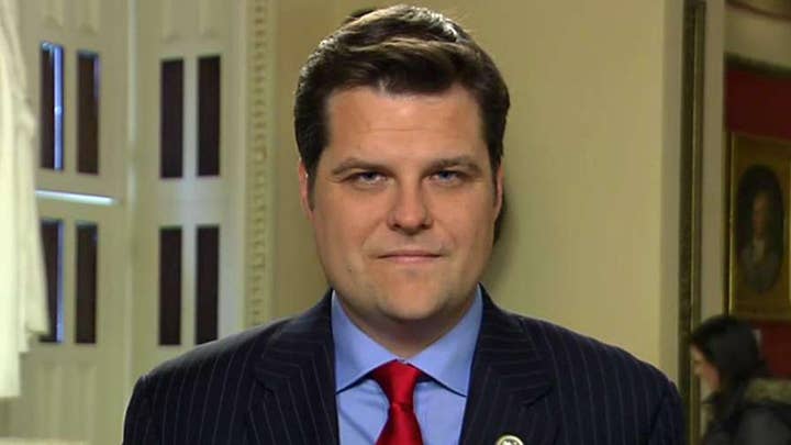 Gaetz: Memo shows Mueller probe is built on rotten premise