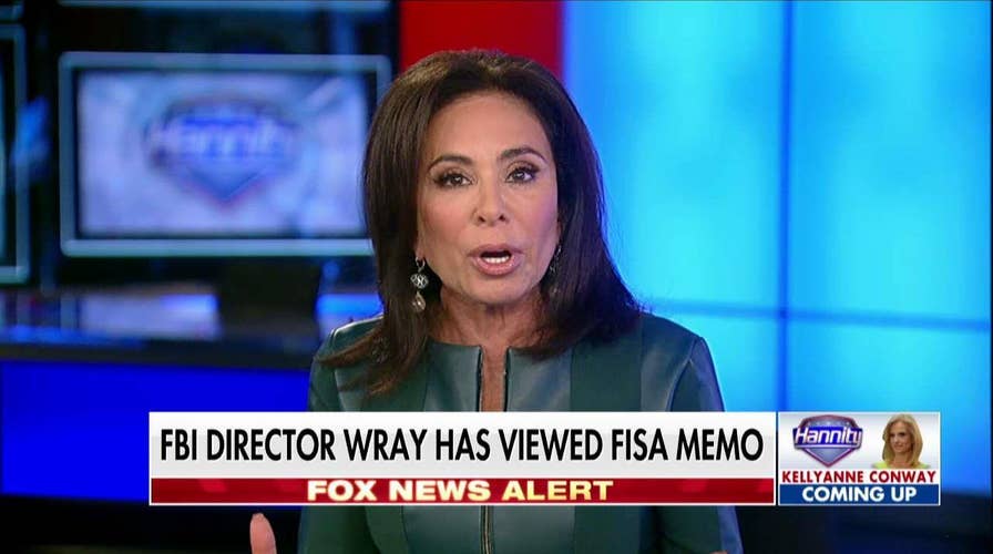 Pirro Rips DOJ Over FISA Memo